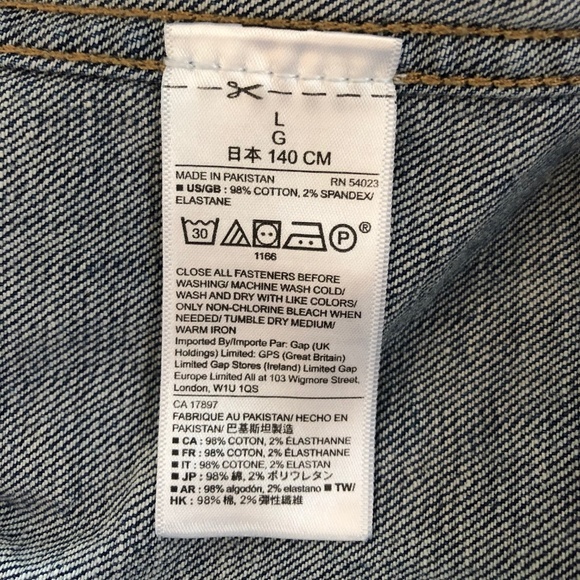 Girls Gap Denim Jeans Jacket - Picture 8 of 8